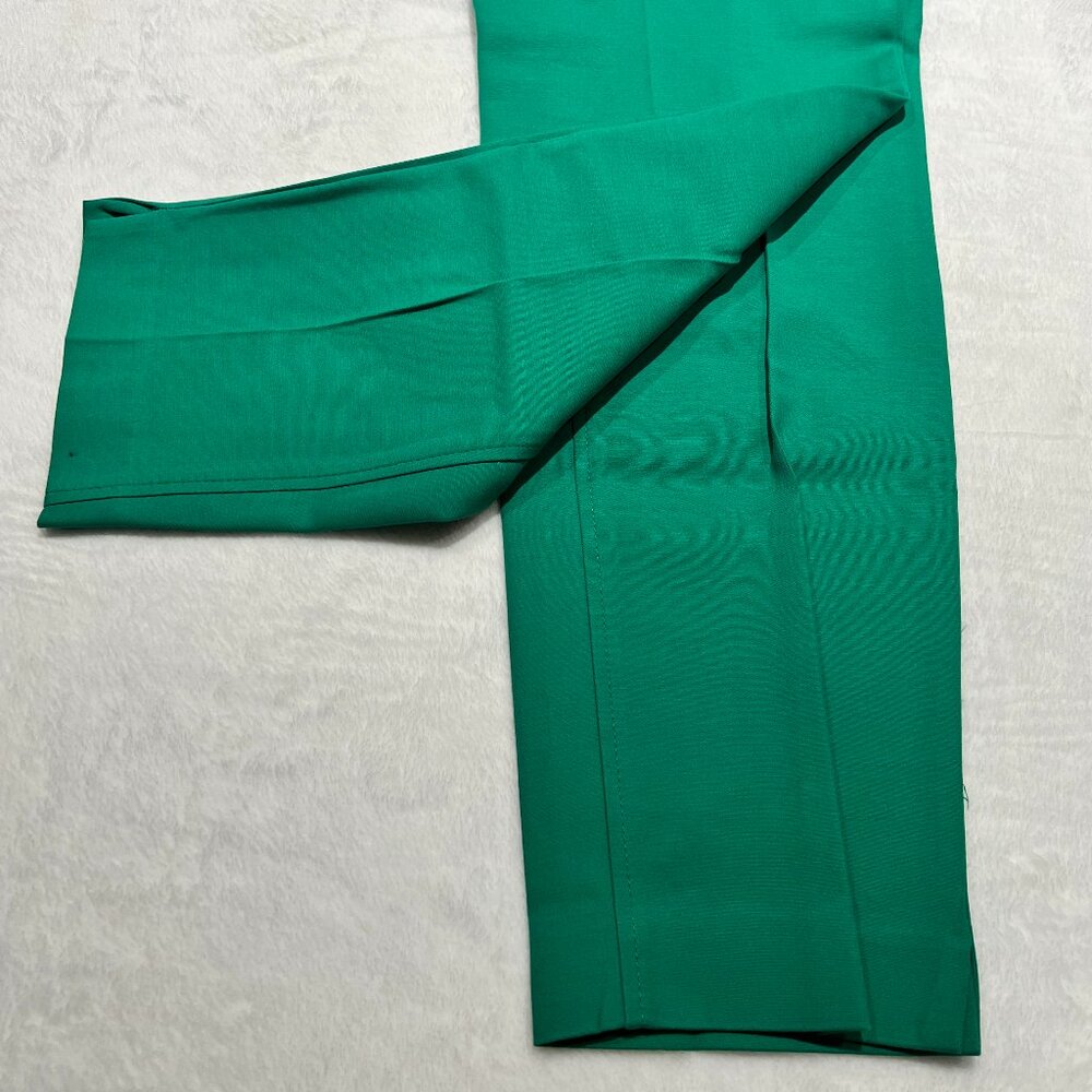 Crosby Womens Green Ankle Cotton Pant